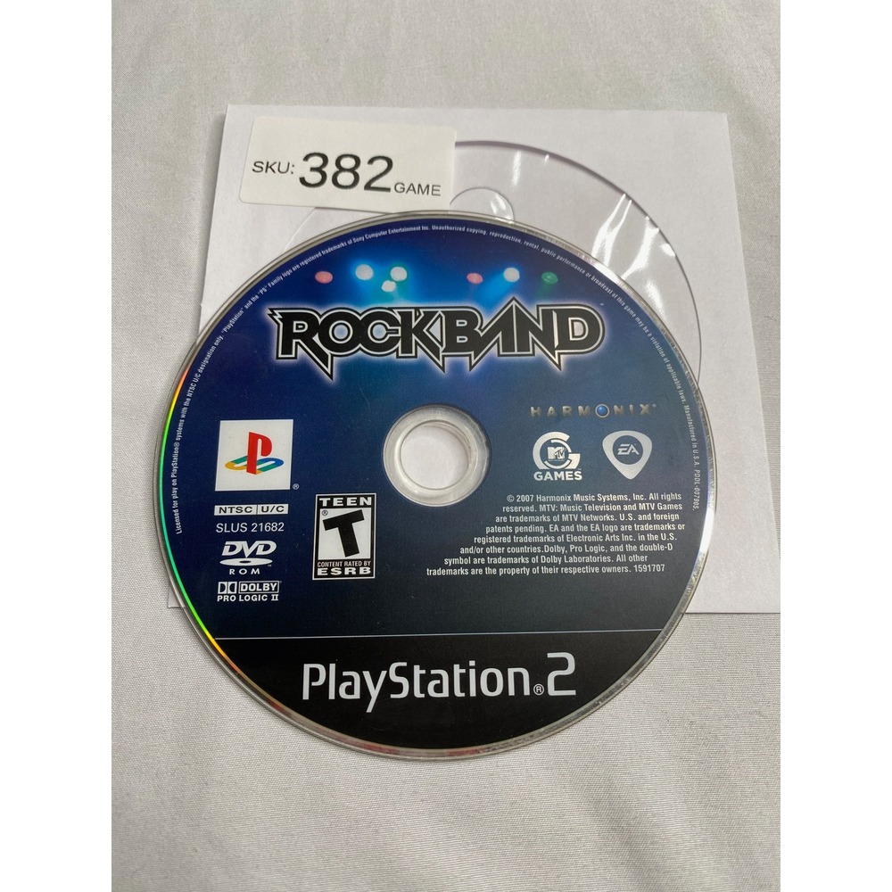 Rock Band Sony PlayStation 2